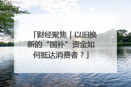 财经聚焦｜以旧换新的“国补”资金如何抵达消费者？