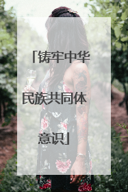 铸牢中华民族共同体意识