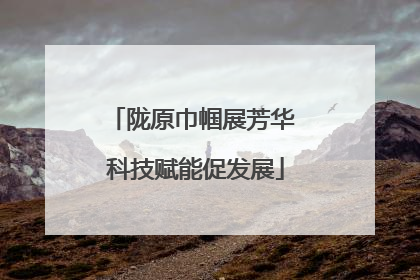 陇原巾帼展芳华 科技赋能促发展
