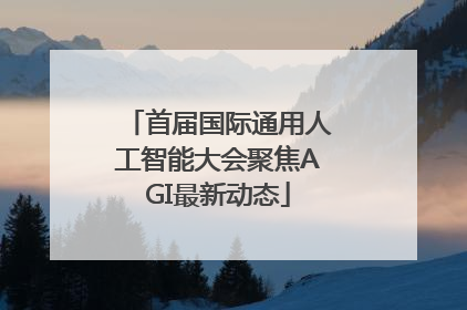 首届国际通用人工智能大会聚焦AGI最新动态