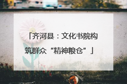 齐河县：文化书院构筑群众“精神粮仓”