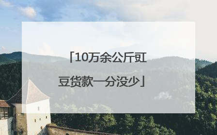 10万余公斤豇豆货款一分没少