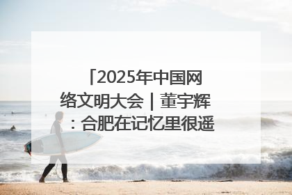 2025年中国网络文明大会｜董宇辉：合肥在记忆里很遥远也很亲切