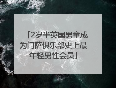 2岁半英国男童成为门萨俱乐部史上最年轻男性会员