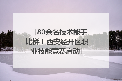 80余名技术能手比拼！西安经开区职业技能竞赛启动