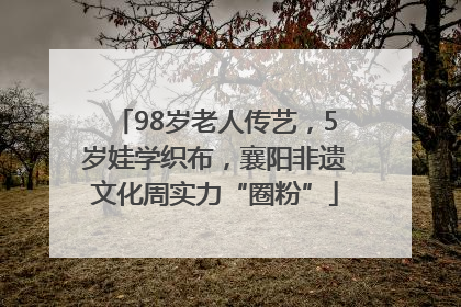 98岁老人传艺，5岁娃学织布，襄阳非遗文化周实力“圈粉”