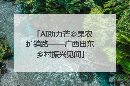 AI助力芒乡果农扩销路——广西田东乡村振兴见闻