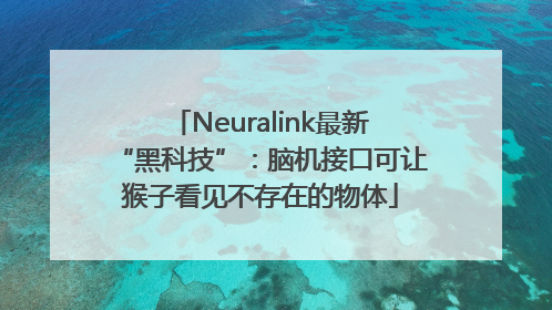 Neuralink最新“黑科技”：脑机接口可让猴子看见不存在的物体