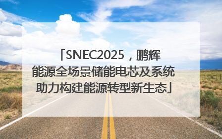 SNEC2025，鹏辉能源全场景储能电芯及系统助力构建能源转型新生态